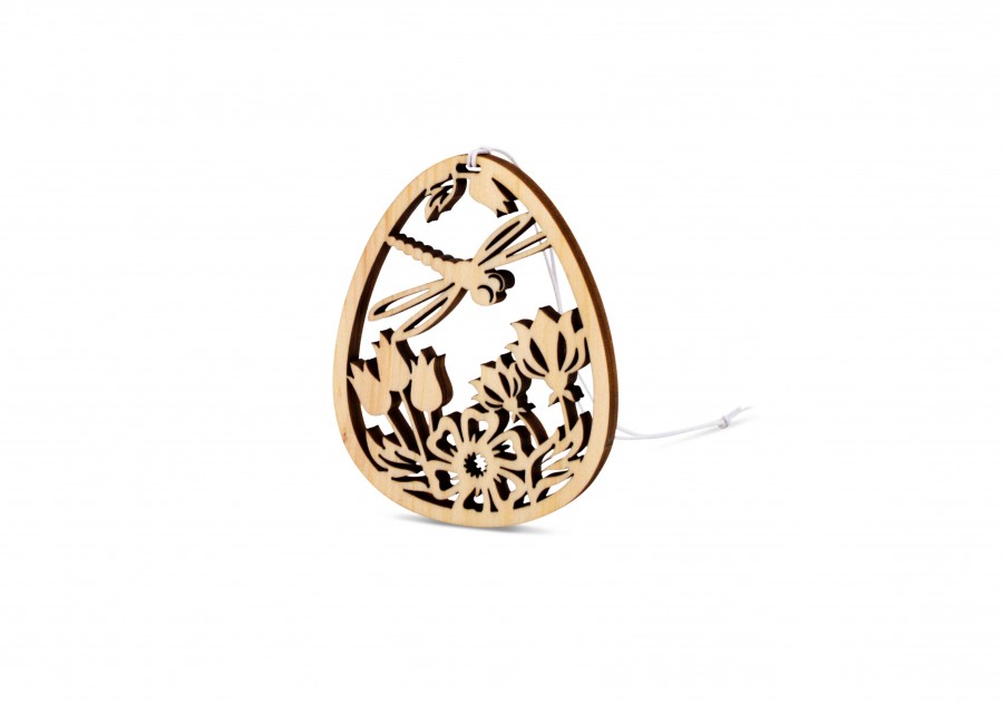 Osterschmuck aus Zirbe Libelle Geschenkideen Holzdeko - Lasergravur - Holzgravur - Geschenk