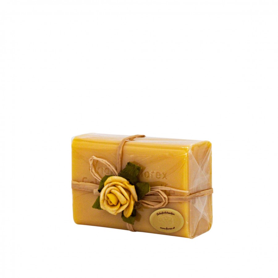 Zirbe Schafmilchseife 100g verpackt mit Rose Zirbendüfte Holzdeko - Lasergravur - Holzgravur - Geschenk