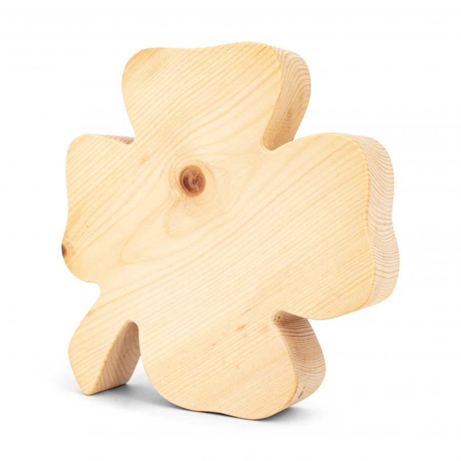 Zirbenkleeblatt Ohne Gravur Zirbendeko Holzdeko - Lasergravur - Holzgravur - Geschenk