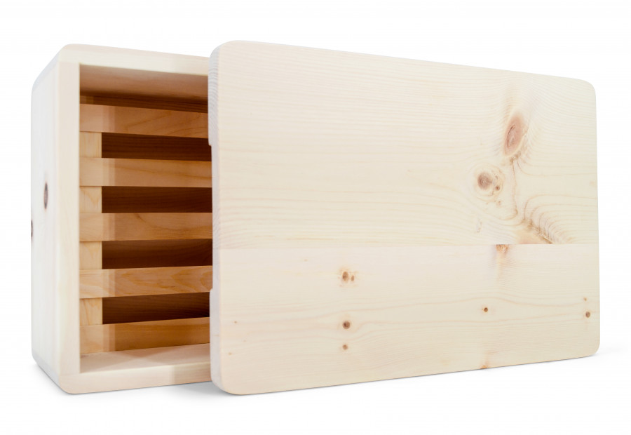 Zirben Brotkiste Wohnen Holzdeko - Lasergravur - Holzgravur - Geschenk