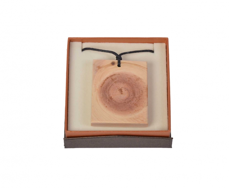 Zirben Kette aus Astholz Schmuck Holzdeko - Lasergravur - Holzgravur - Geschenk