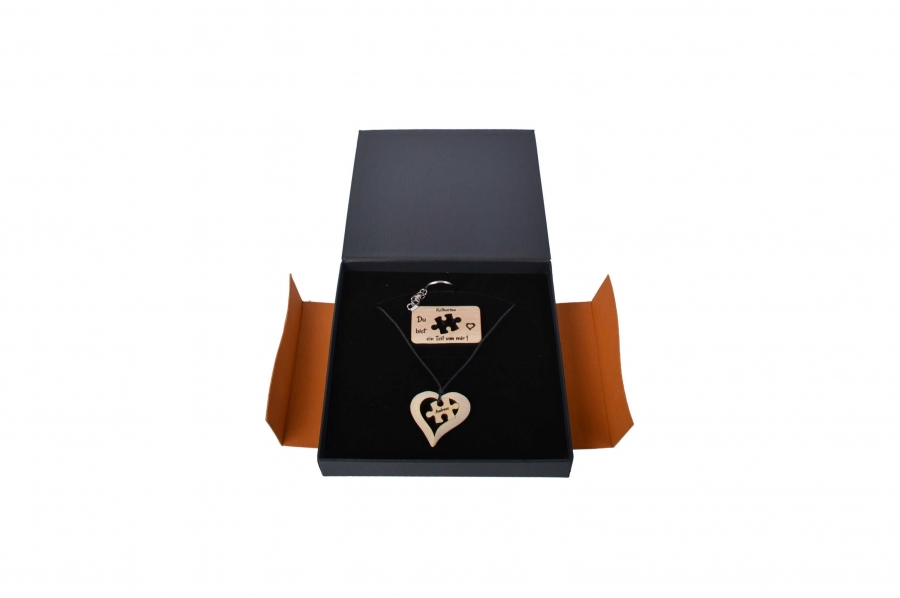 Geschenke Set für Verliebte Geschenkideen Holzdeko - Lasergravur - Holzgravur - Geschenk