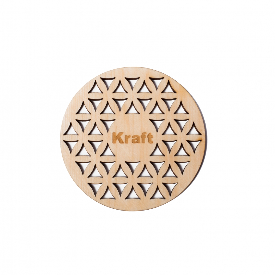 Blume des Lebens Zirbe 10cm Durchmesser Wohnen Holzdeko - Lasergravur - Holzgravur - Geschenk